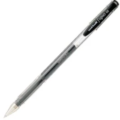Długopis żelowy Signo UM-100 - Uni - czarny, 0,5 mm