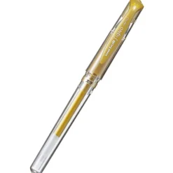 Długopis żelowy Signo UM-153 - Uni - złoty, 1 mm
