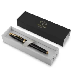 Długopis IM w etui - Parker - Black & Gold Trim