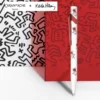 Długopis 849 Keith Haring z etui - Caran d'Ache - White & Red