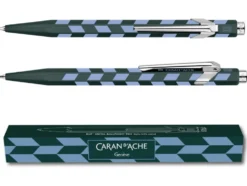 Długopis 849 Mosaic z etui - Caran d'Ache - Spruce Green