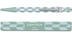 Długopis 849 Mosaic z etui - Caran d'Ache - Water Green