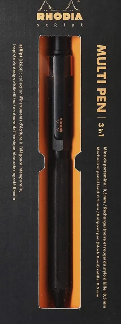 Długopis Multipen scRipt 3w1 - Rhodia - czarny