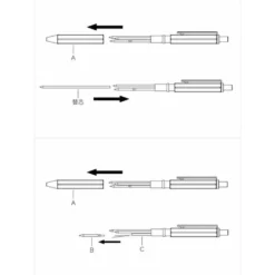 Długopis Multipen scRipt 3w1 - Rhodia - czarny
