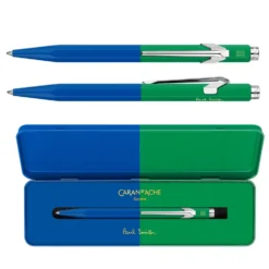 Długopis 849 Paul Smith z etui - Caran d'Ache - Cobalt & Emerald