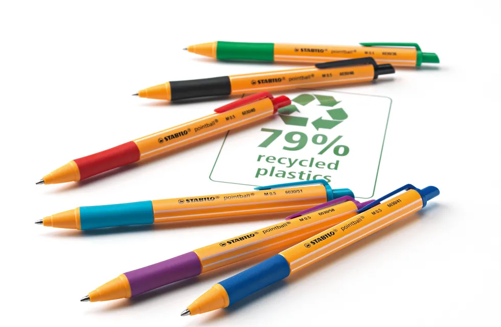 Długopis Pointball - Stabilo - niebieski, 0,5 mm