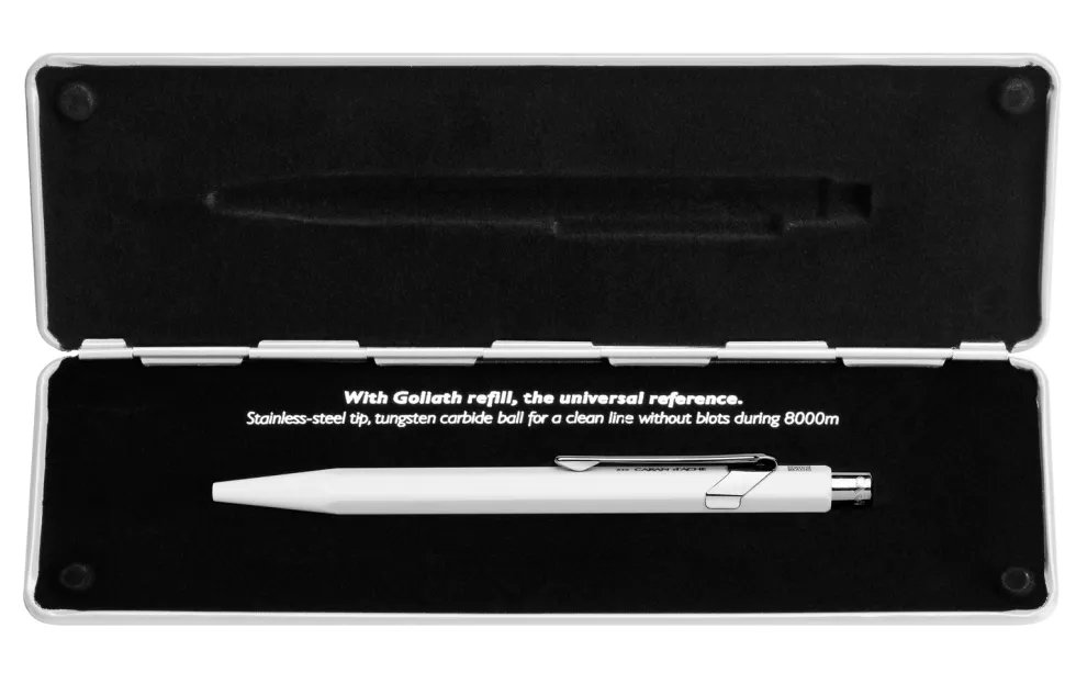 Długopis 849 Pop Line z etui - Caran d'Ache - biały
