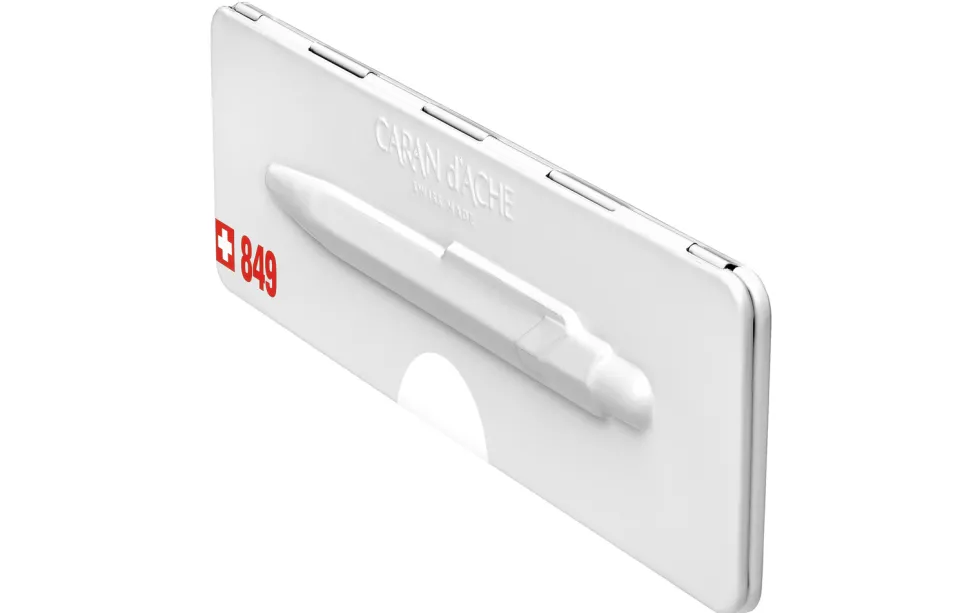 Długopis 849 Pop Line z etui - Caran d'Ache - biały