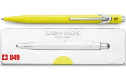 Długopis 849 Pop Line z etui - Caran d'Ache - żółty