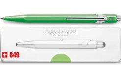 Długopis 849 Pop Line z etui - Caran d'Ache - zielony fluo