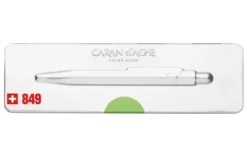 Długopis 849 Pop Line z etui - Caran d'Ache - zielony fluo