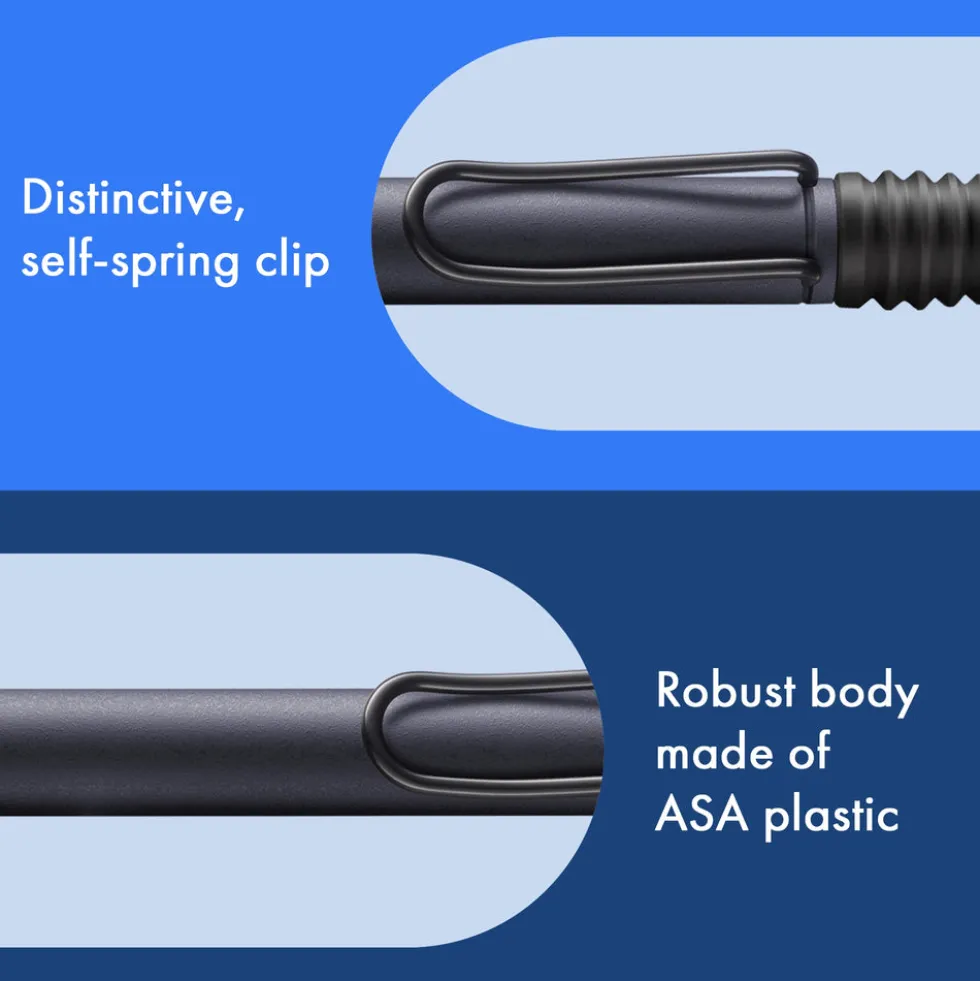 Długopis Safari M16 - Lamy - Steel Black