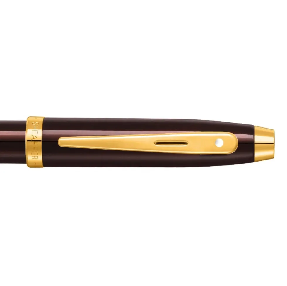 Długopis 100 - Sheaffer - Coffee Brown Gold Trim