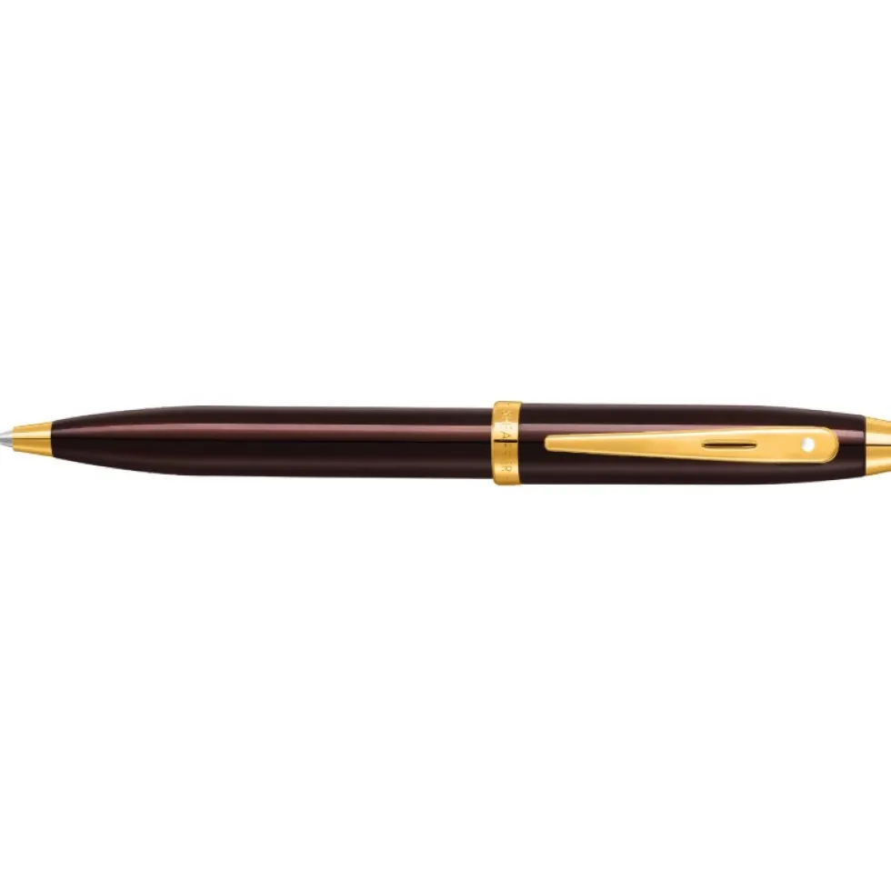 Długopis 100 - Sheaffer - Coffee Brown Gold Trim