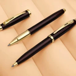 Długopis 100 - Sheaffer - Coffee Brown Gold Trim