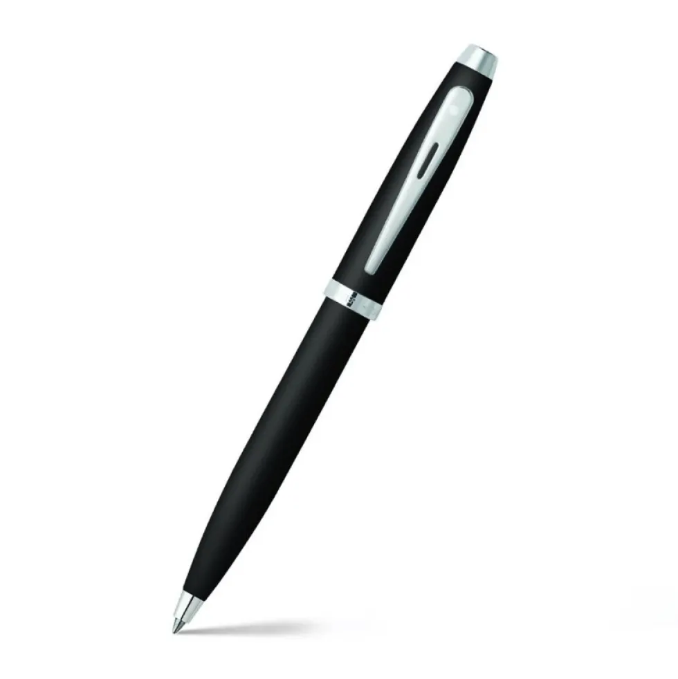 Długopis 100 - Sheaffer - Matte Black and Chrome