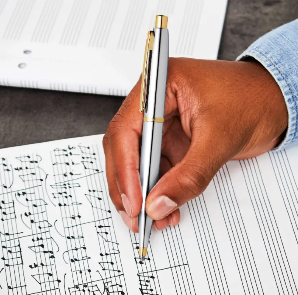 Długopis VFM - Sheaffer - Polished Chrome Gold Trim
