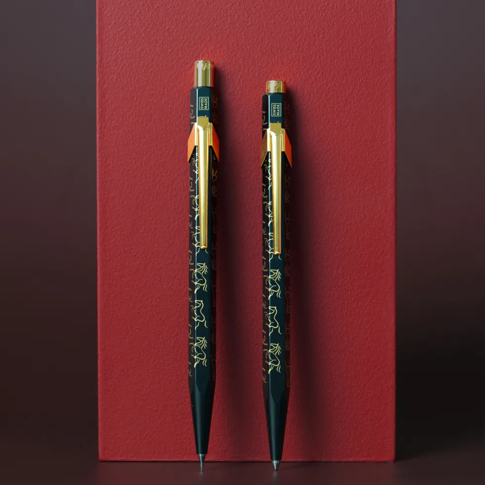 Długopis 849 Year of The Horse w etui - Caran d'Ache - czarny