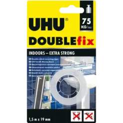 Dwustronna taśma montażowa DoubleFix Indoors Tape - UHU - 1,9 cm x 1,5 m