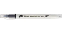 Dwustronny pisak pędzelkowy Brush Sign Pen Twin - Pentel - czarny