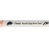 Dwustronny pisak pędzelkowy Brush Sign Pen Twin - Pentel - jasnopomarańczowy