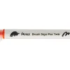 Dwustronny pisak pędzelkowy Brush Sign Pen Twin - Pentel - pomarańczowy