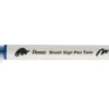 Dwustronny pisak pędzelkowy Brush Sign Pen Twin - Pentel - stalowoniebieski