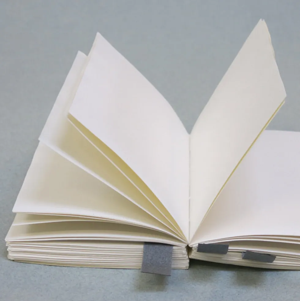 Dziennik 100% bawełny 100 g - Khadi Papers - Smooth 17 x 12 cm 90 ark.
