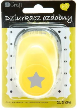 Dziurkacz ozdobny Gwiazda - DpCraft - 2,5 cm