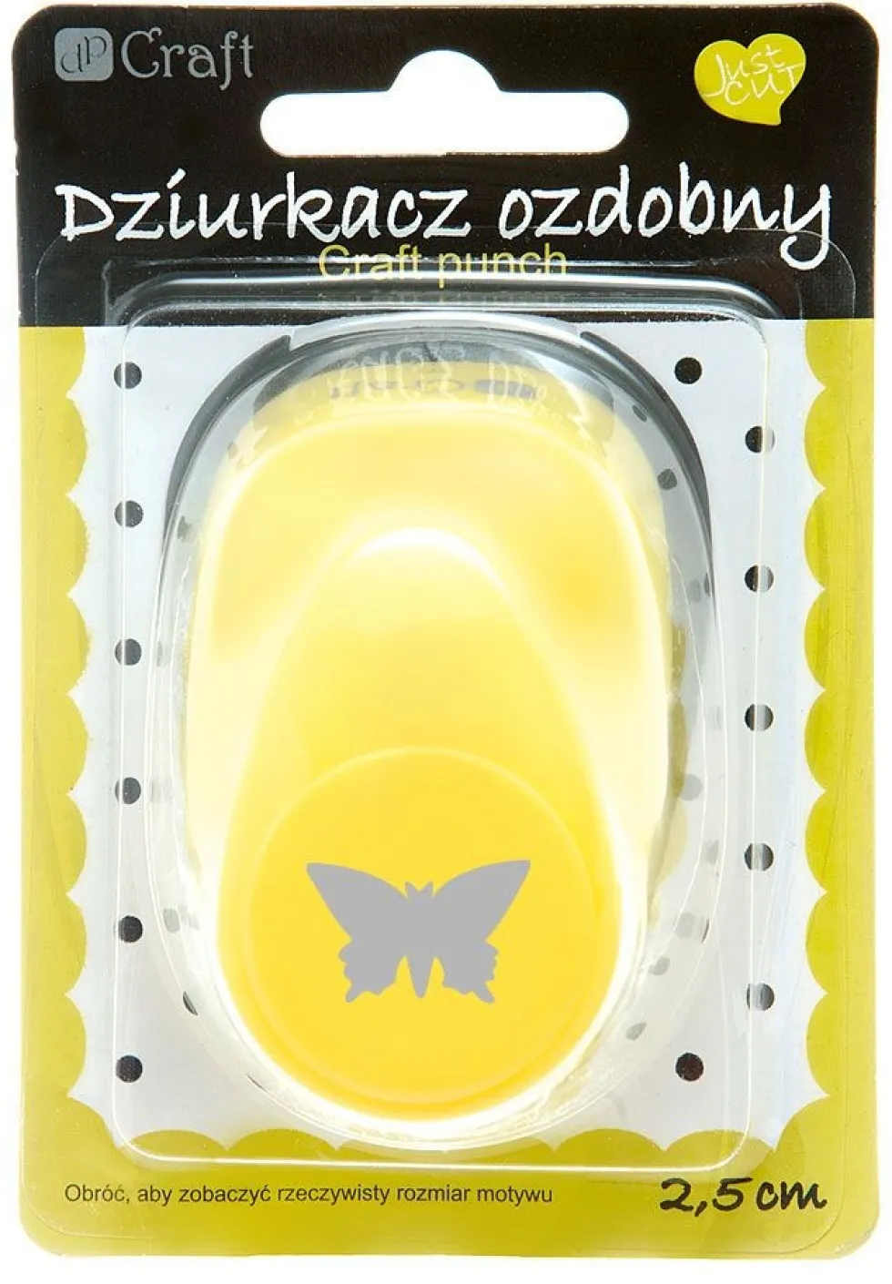 Dziurkacz ozdobny Motyl - DpCraft - 2,5 cm