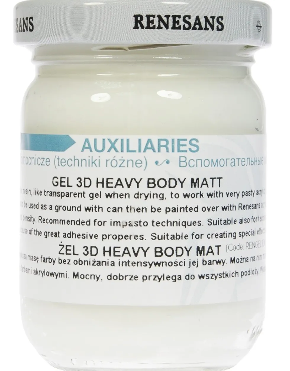 Żel 3D heavy body - Renesans - matowy, 110 ml