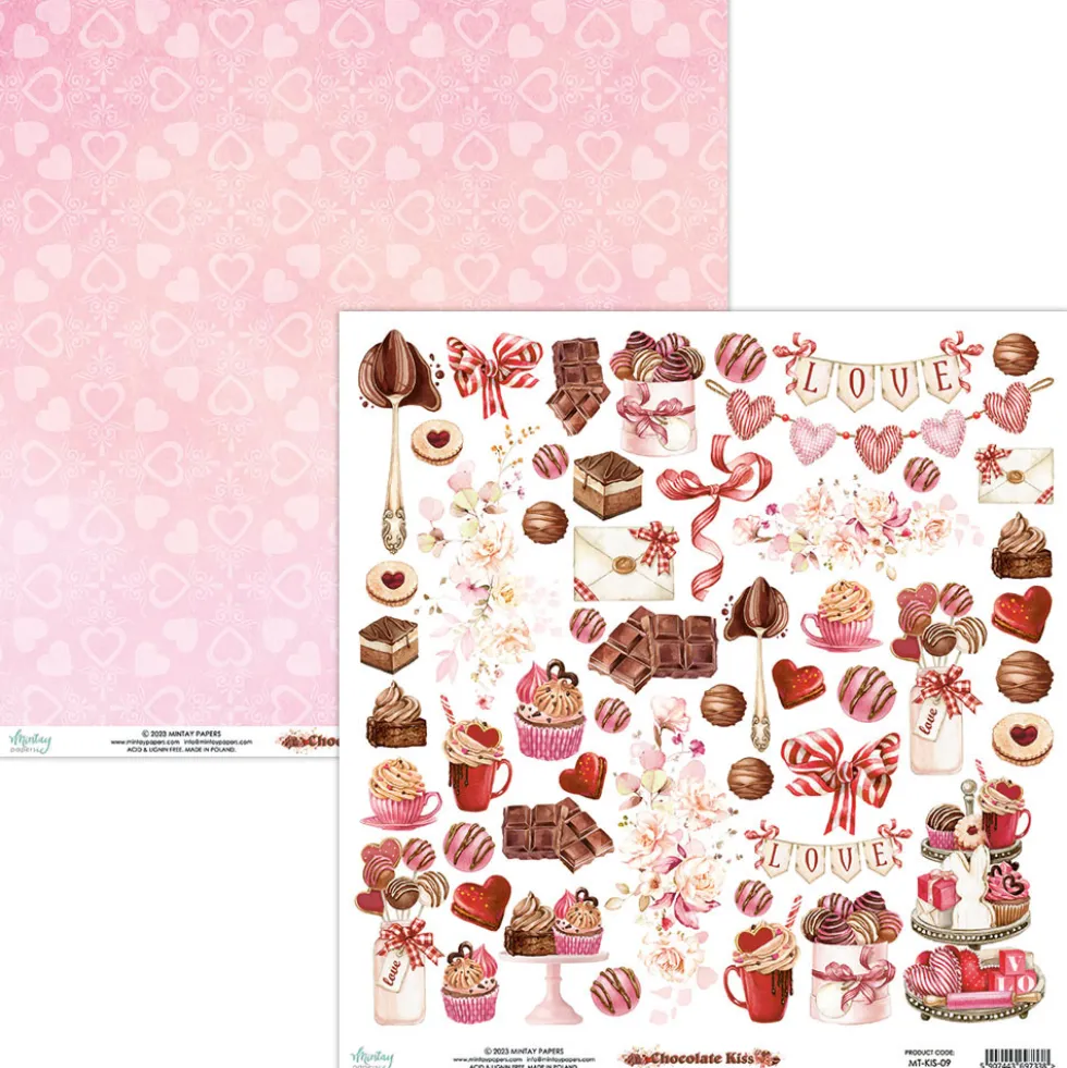 Elementy do wycinania 30,5 x 30,5 cm - Mintay - Chocolate Kiss