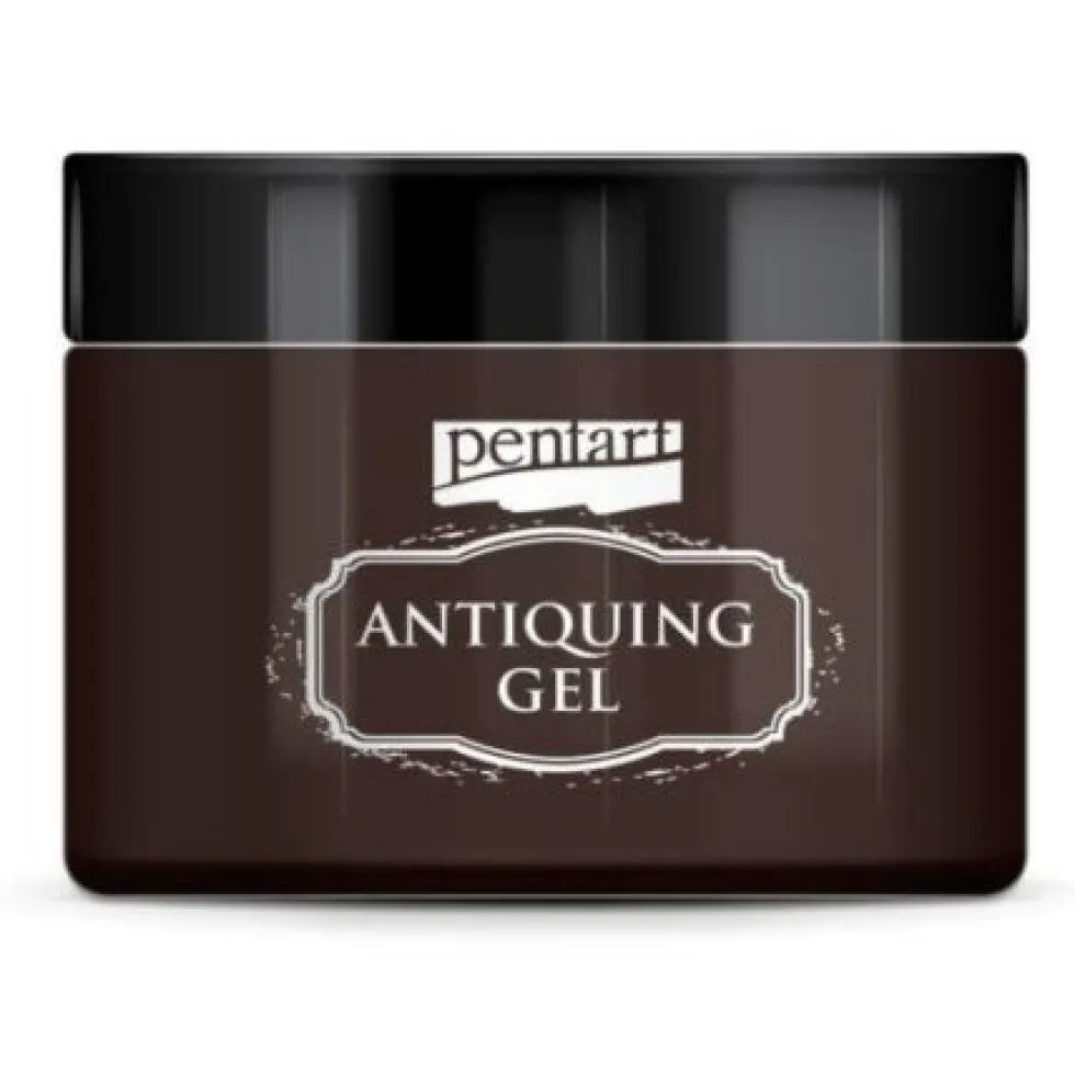 Żel postarzający Antiquing Gel - Pentart - brązowy, 150 ml