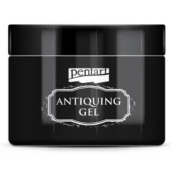 Żel postarzający Antiquing Gel - Pentart - czarny, 150 ml