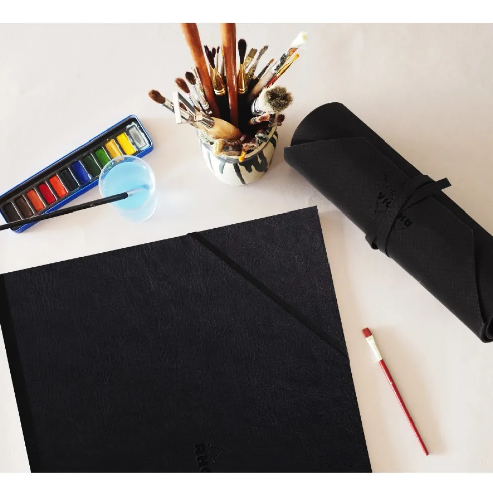 Etui zwijane 2w1 45 x 30 cm - Rhodia - Black