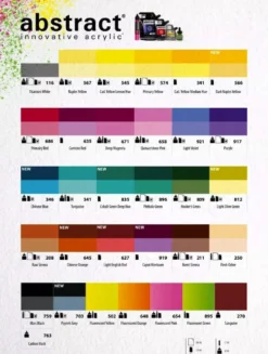 Farba akrylowa Abstract - Sennelier - 502 Fluorescent Yellow 60 ml