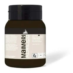 Farba akrylowa Acrilico - Maimeri - 537, Carbon Black, 500 ml