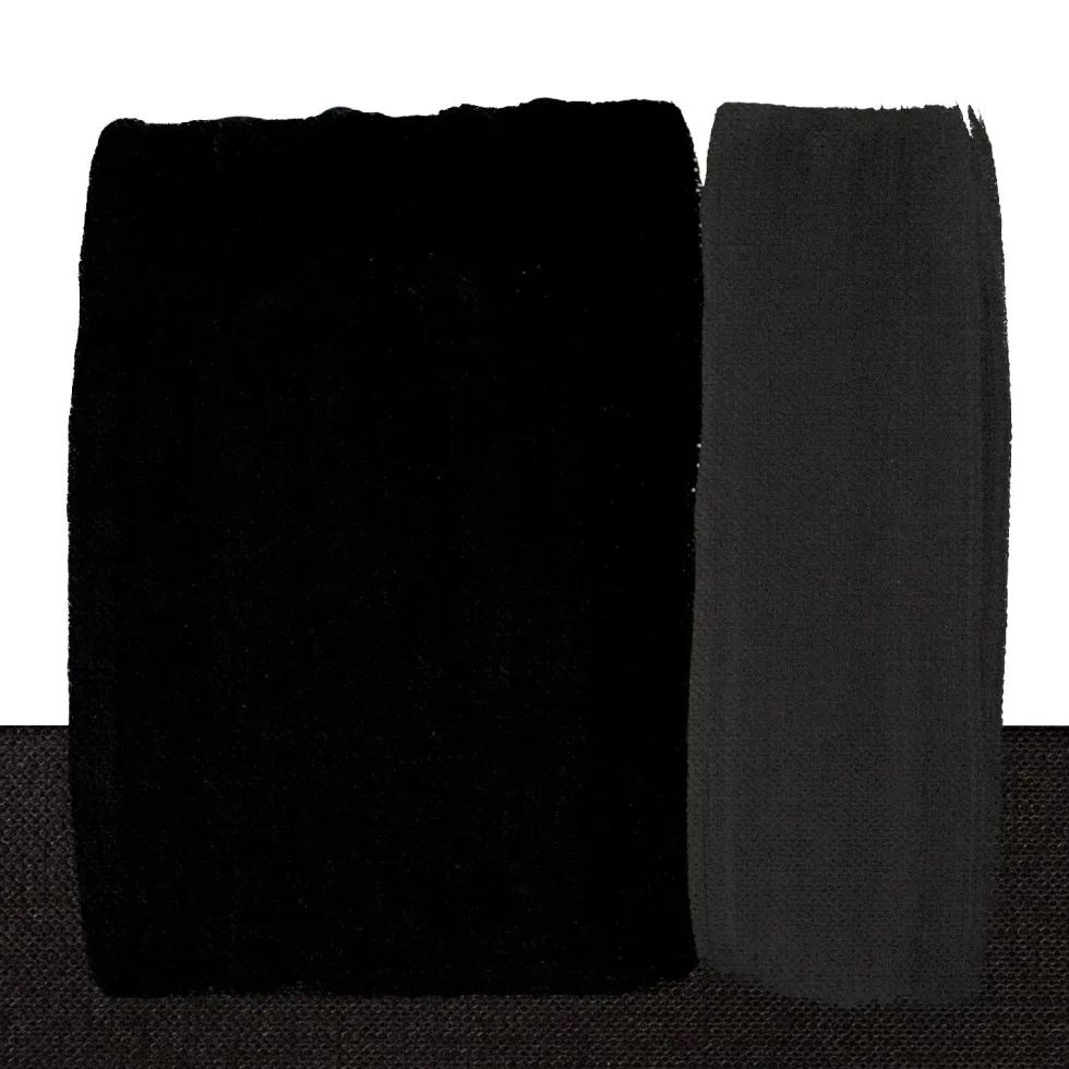 Farba akrylowa Acrilico - Maimeri - 537, Carbon Black, 200 ml