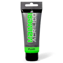 Farba akrylowa Acrilico - Maimeri - 326, Fluorescent Green, 200 ml
