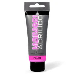 Farba akrylowa Acrilico - Maimeri - 215, Fluorescent Pink, 200 ml