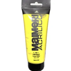 Farba akrylowa Acrilico - Maimeri - 100, Lemon Yellow, 200 ml