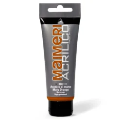 Farba akrylowa Acrilico - Maimeri - 060, Mars Orange, 200 ml
