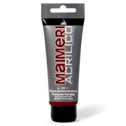 Farba akrylowa Acrilico - Maimeri - 253, Permanent Red Deep, 200 ml