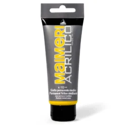 Farba akrylowa Acrilico - Maimeri - 113, Permanent Yellow Medium, 200 ml