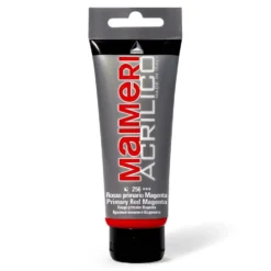 Farba akrylowa Acrilico - Maimeri - 256, Primary Red Magenta, 200 ml