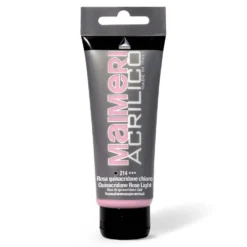 Farba akrylowa Acrilico - Maimeri - 214, Quinacridone Rose Light, 200 ml