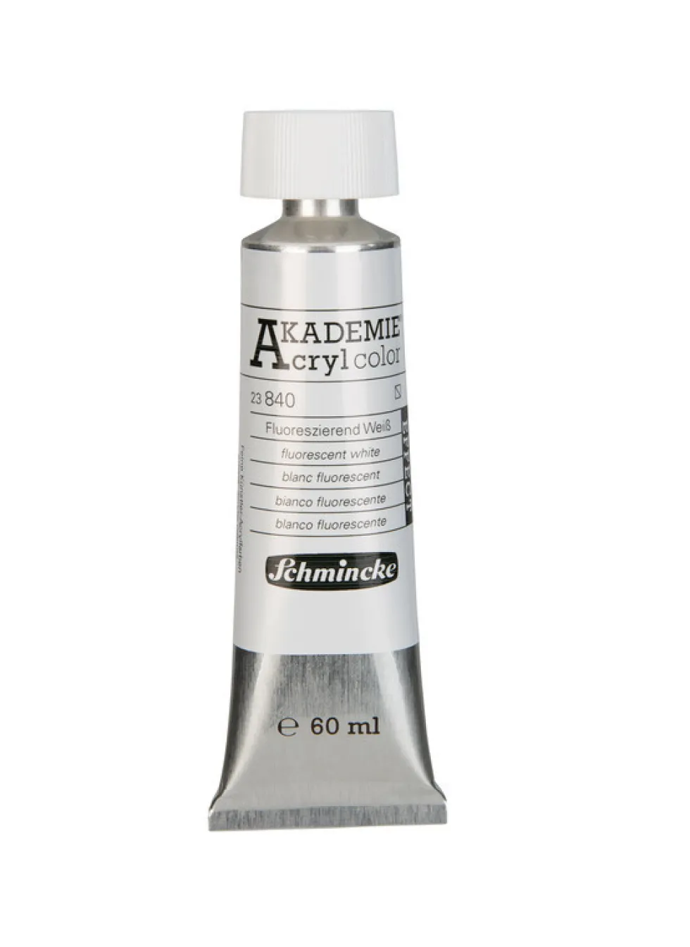 Farba akrylowa Akademie - Schmincke - 840, Fluorescent White, 60 ml