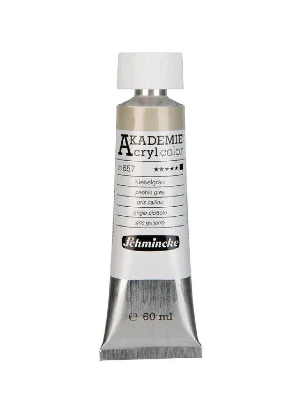 Farba akrylowa Akademie - Schmincke - 657, Pebble Grey, 60 ml