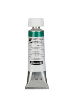Farba akrylowa Akademie - Schmincke - 551, Phthalo Green, 60 ml