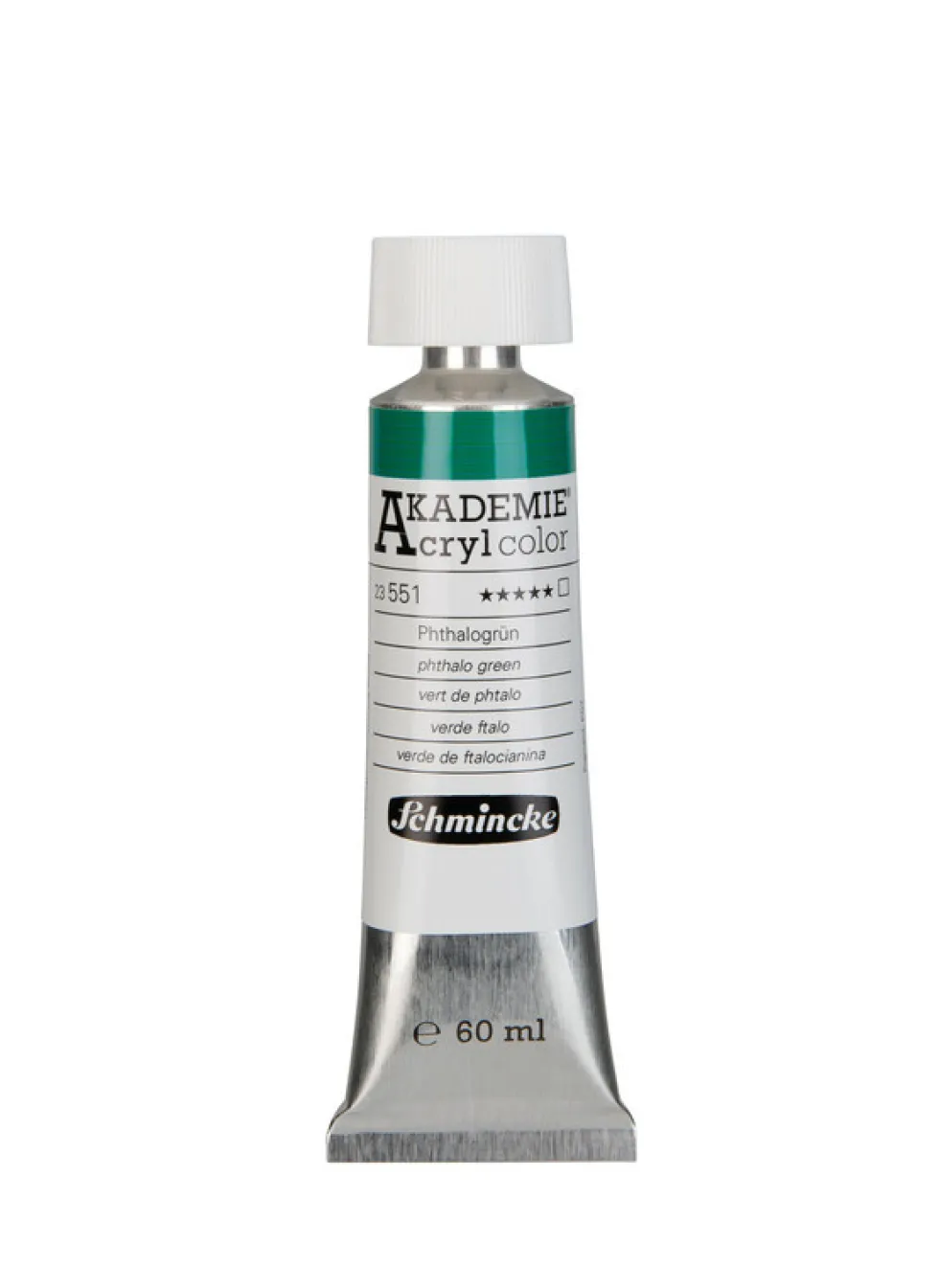 Farba akrylowa Akademie - Schmincke - 551, Phthalo Green, 60 ml